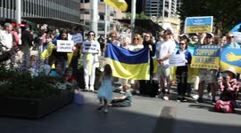 Ukrainian Defender Day Rally in Sydney, Australia