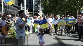 Ukrainian Defender Day Rally in Sydney, Australia
