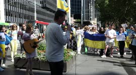 Ukrainian Defender Day Rally in Sydney, Australia