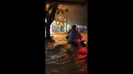 Flash floods wash away vehicles as Tropical Storm Sonca inundates Da Nang, Vietnam