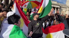 London protesters gather for Mahsa Amini and freedom in Iran