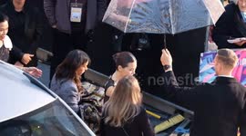 BFI London Film Festival: Stars arrive on the red carpet for Glass Onion premiere and closing gala in London's Southbank