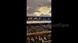 Climate activists set off fire alarm at World Health Summit opening in Berlin