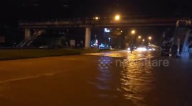 Thai holiday island Phuket suffers severe flooding cutting off main roads