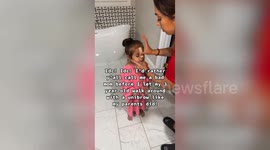 Mum defends waxing 3-year-old's 'monobrow' so she