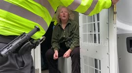 Just Stop Oil protesters arrested after glueing themselves to BEIS