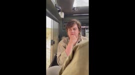 No lion: Sheepish man is mortified as he drops phone near LIONESS