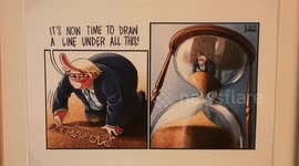 Artist displays satirical exhibition on Boris Johnson's Partygate