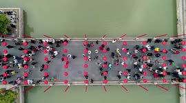 Stockhsots of Chinese Celebrating Lunar New Year in Huaian, China