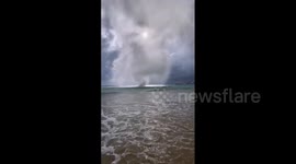 Impressive watersprout spins in Cyprus