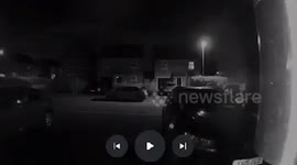 Homeowner believes doorbell camera caught footage of panther feared to be roaming in UK town