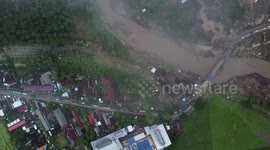 A flash flood in Jembrana, Bali, Indonesia, brought inter-island supply vehicle mobility between Bali and Java islands to a halt.