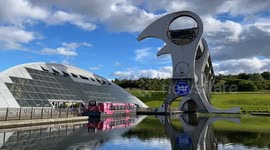 A time lapse Video of the Amazing Falkirk Wheel, Filmed in Scotland 14th September 2022