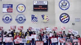 LAUSD, Los Angeles Unified School District Teachers Picketing for Better Wages and Classroom Conditions-Student Speech