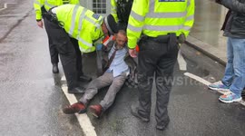 Police arrest last Just Stop Oil protester blocking Brompton Road