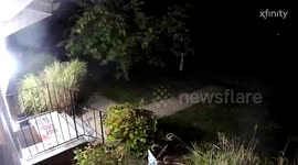 What is this shadowy figure walking towards my house?