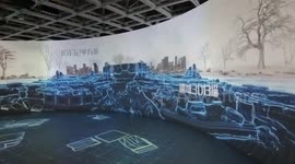CG Animation Stereo Projection Restored The Old Summer Palace In Shanghai, China
