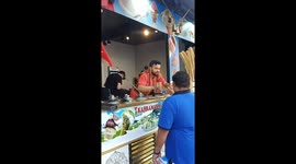Turkish Ice Cream Trick played with a men in Istanbul near Grand Bazaar