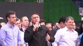 Jair Bolsonaro meets political leaders in São Paulo, Brazil
