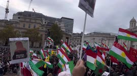 Iranian Protest, Trafalgar Square, London, UK