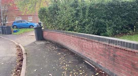 Police launch manhunt for knifeman after 29-year-old man is stabbed to death on leafy cul-de-sac in city suburb