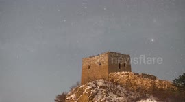 Geminid Meteor Shower Over The Great Wall In Huludao, China