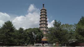 Time-lapse Footage Of Tourists Visiting Summer Resort in Chengde City, China