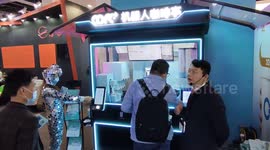 Robotic Coffee Kiosk In Shanghai, China