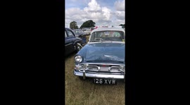 Stunning Sky Over Hellingly Festival of Transport and Steam made these Classic Cars made they pop and shine
