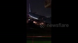 Philippines: Korean Air Plane Overshoots Runway During Landing In Cebu