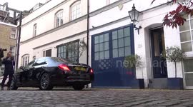 Rishi Sunak leaves his house