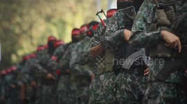 PFLP Military Parade - Gaza