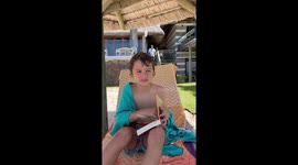 Boy needs NO WORDS to express his happiness on seeing his dad after 3 long months