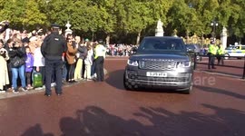 Rishi Sunak arrives at Buckingham Palace for audience with King Charles III and kissing of hands ceremony