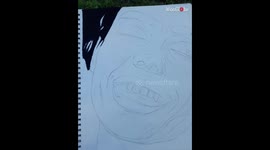 Artist channels her love for charcoal drawing into a GORGEOUS, realistic portrait