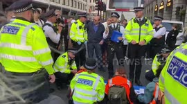 Just Stop Oil activists arrested after blocking road outside The Ritz