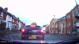DASHCAM - Group of cyclists wheelying dangerously along busy main road in Southampton.