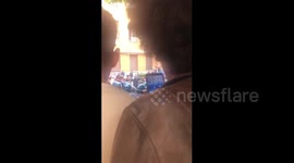 Italian students clash with police over right-wing event at La Sapienza University in Rome