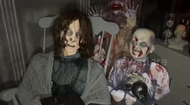 Halloween-obsessed couple transform home into terrifying haunted house for 16th year