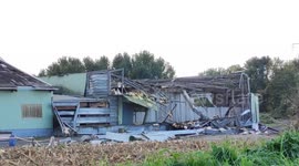 Record-breaking tornado ravages northern French town of Bihucourt, causing asbestos risk