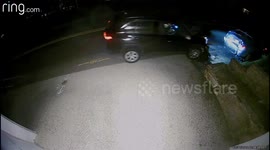 New Jersey driver smashes into parked car then backs up and speeds off!