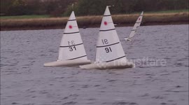 Remote-controlled Laser dinghy National championships held in Kent, UK