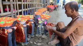 Preparations Of Chhath Puja Celebrations in India