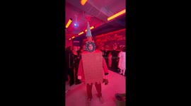 Fright Night, Russian style: Blogger goes to Halloween party dressed as the Kremlin