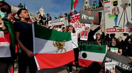 Thousands attend latest London protest against the Iranian government