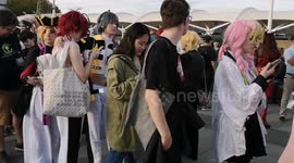 Huge crowds pack London's MCM Comic Con, many in elaborate cosplay outfits