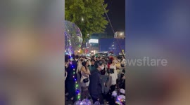 Seoul streets packed with revellers shortly before deadly Halloween crush