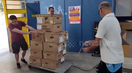 Polling stations prepare for the second round of Brazil's polarising presidential election