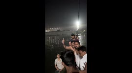 Cable bridge in India's Gujrat collapses with hundreds of people on it, dozens reported dead