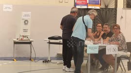 People vote in Brazil Elections, Rio de Janeiro